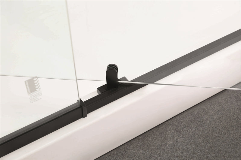 COVEY CVP-025-01-B SEMI-FRAMELESS PIVOTAL DOOR BLACK