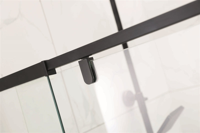 COVEY CVP-025-01-B SEMI-FRAMELESS PIVOTAL DOOR BLACK