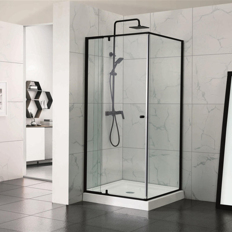 COVEY CVP-025-01-B SEMI-FRAMELESS PIVOTAL DOOR BLACK