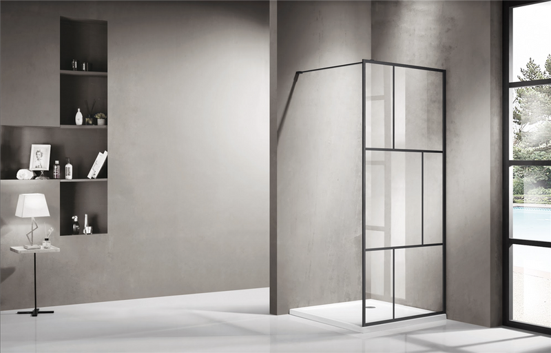 COVEY NC-003 FRAMED WALK IN SHOWER 6MM GLASS