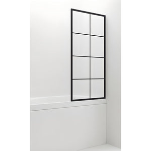 COVEY FRAMED FIXED BATH SCREEN MATTE BLACK