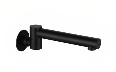 HELLYCAR IDEAL LEAD FREE SWIVEL BATH OUTLET 200MM BLACK