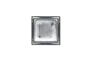 GRATES2GO CHROME COATED BRASS TILE INSERT POINT DRAIN 115MM