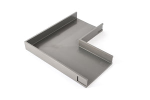 GRATES2GO UPVC MODULAR 90 DEGREE CORNER GREY 204MM
