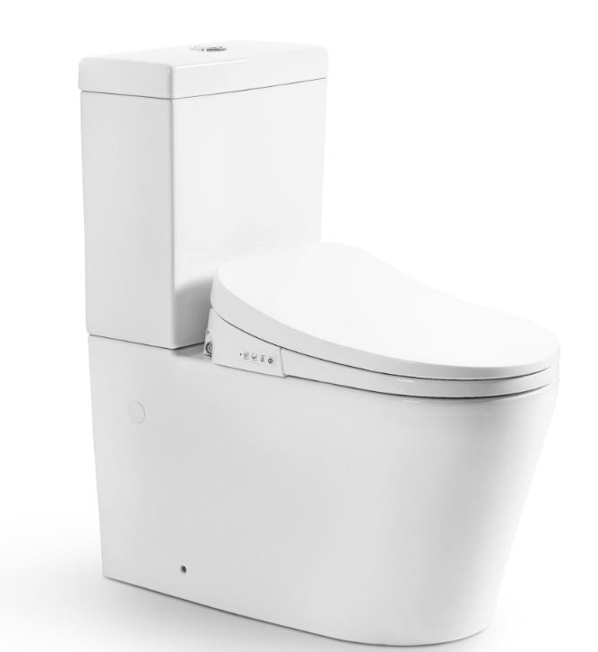 POSEIDON STELLA RIMLESS SMART TOILET WITH REMOTE CONTROL GLOSS WHITE