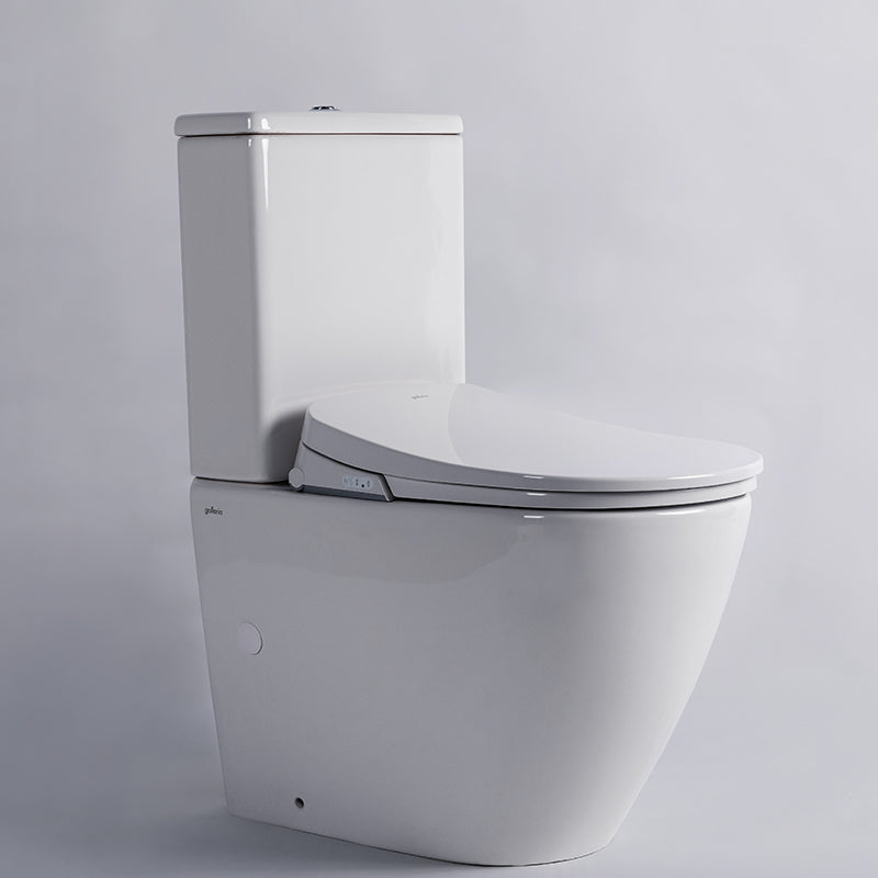 GALLARIA DANZA COMFORT UNIVERSAL BTW TOILET SUITE AND REMOTE WASHLET PACKAGE GLOSS WHITE