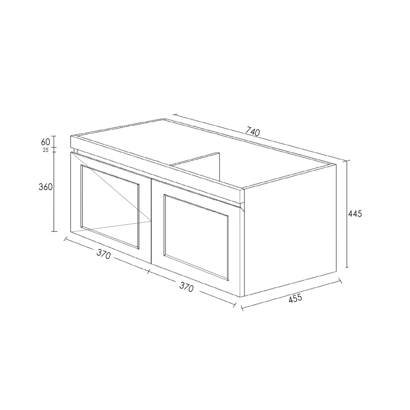 OTTI HAMPTON MARK II MATTE WHITE 750MM SINGLE BOWL WALL HUNG VANITY