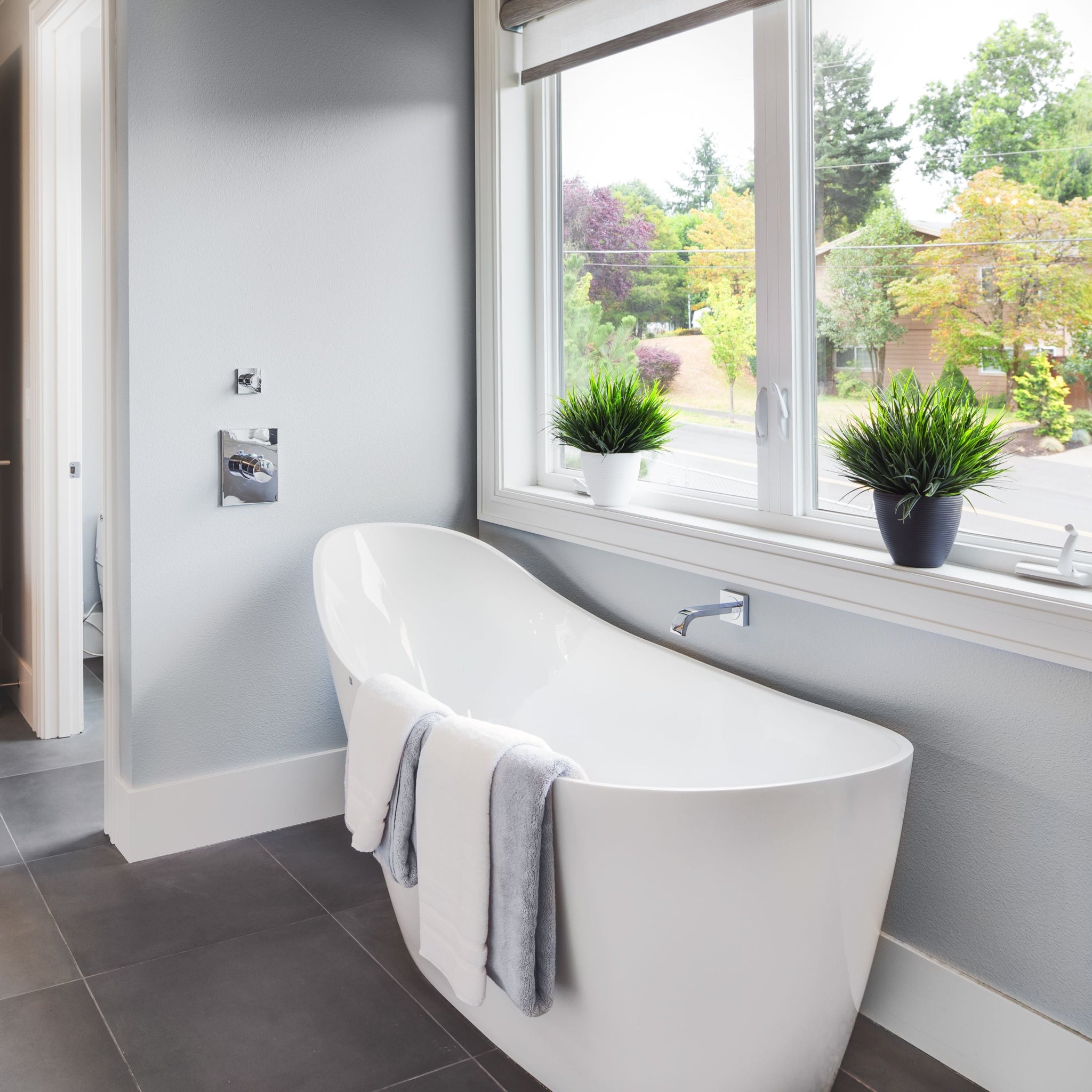 POSEIDON EVIE FREESTANDING BATH NF MATTE WHITE (AVAILABLE IN 1500MM AND 1660MM)