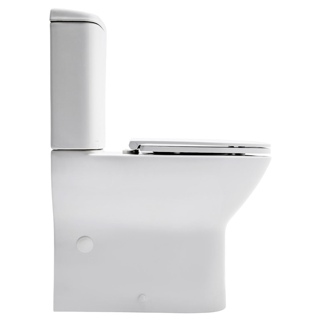 JOHNSON SUISSE EMILIA XTRA AMBULANT RIMLESS TOILET SUITE GLOSS WHITE