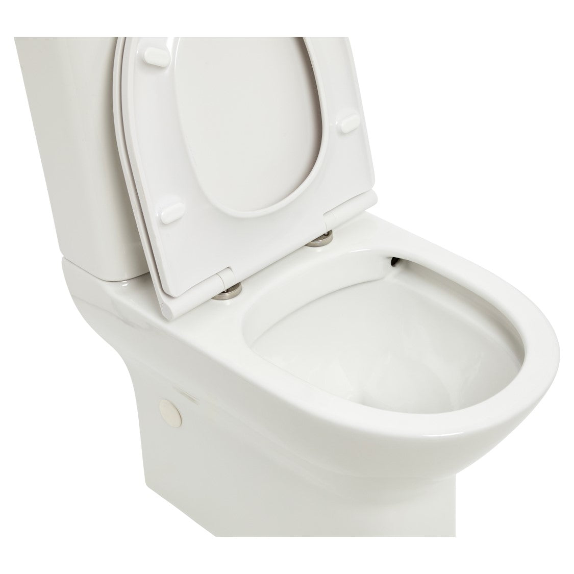 JOHNSON SUISSE EMILIA XTRA AMBULANT RIMLESS TOILET SUITE GLOSS WHITE