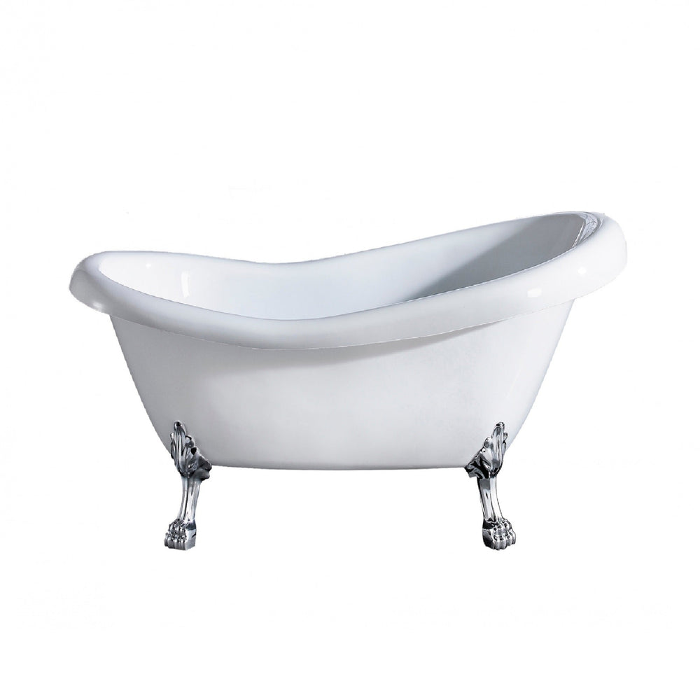 POSEIDON ESPADA CLAW FOOT BATHTUB GLOSS WHITE (AVAILABLE IN 1500MM AND 1680MM)