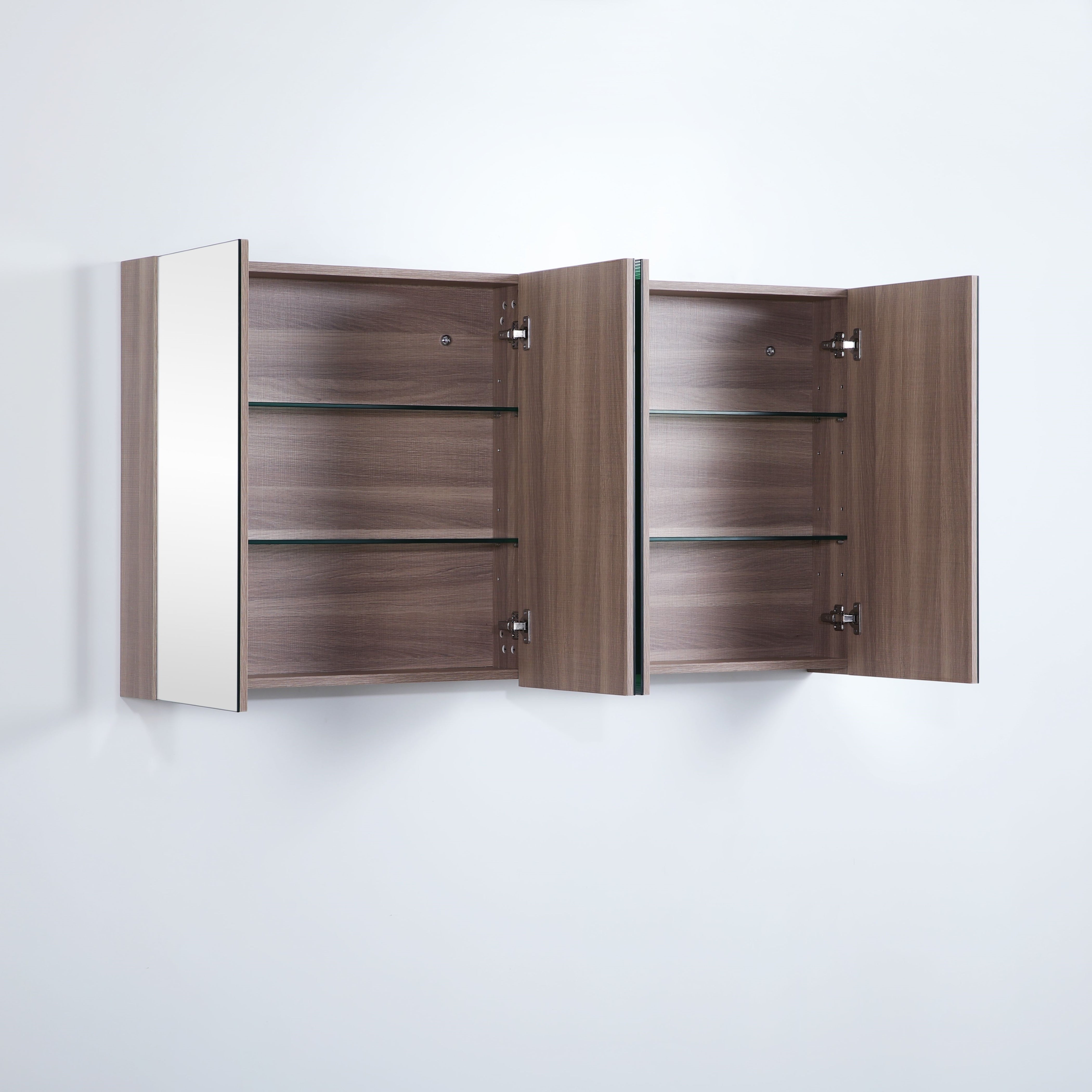 POSEIDON OAK EVIE MIRROR SHAVING CABINET 1500X750MM