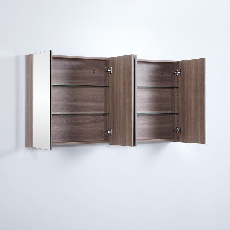 POSEIDON EVSC OAK EVIE MIRROR SHAVING CABINET 1500MM