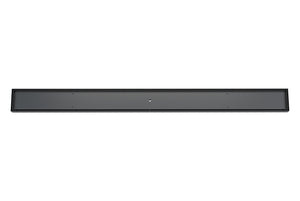 LINSOL EZYFLOW TILE INSERT CHANNEL GRATE MATTE BLACK 1200MM