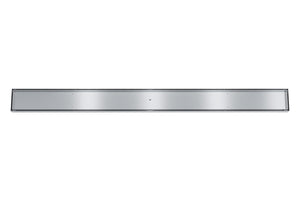 LINSOL EZYFLOW TILE INSERT CHANNEL GRATE BRUSHED STAINLESS 1200MM