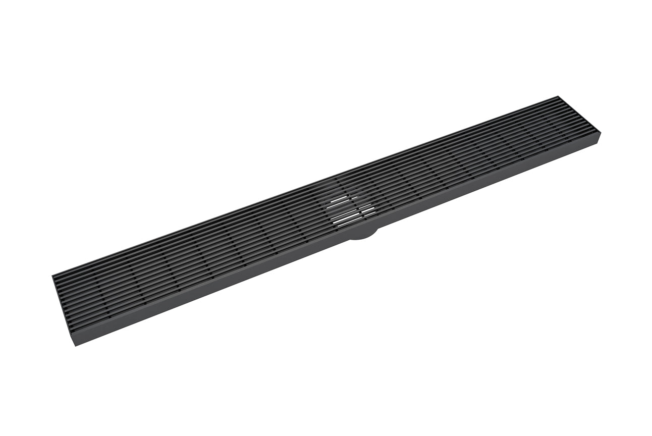 LINSOL EZYFLOW LINEAR HEELGUARD CHANNEL MATTE BLACK 800MM