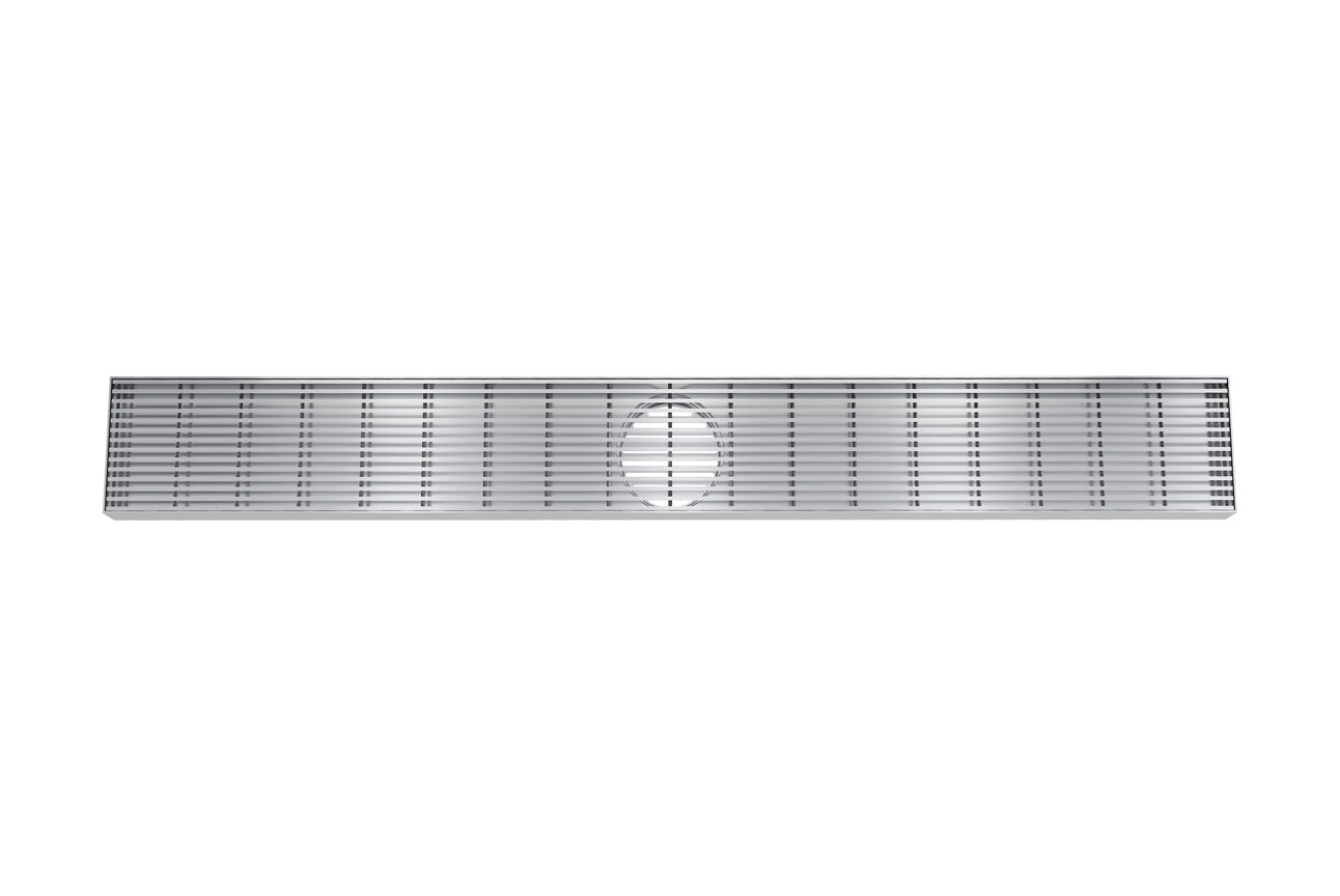 LINSOL EZYFLOW HEELGUARD CHANNEL BRUSHED STAINLESS 800MM
