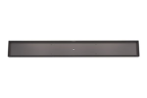 LINSOL EZYFLOW TILE INSERT CHANNEL GRATE GUN METAL 800MM