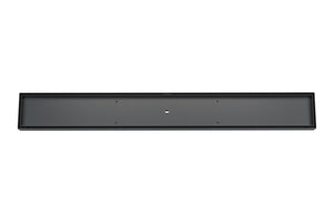 LINSOL EZYFLOW TILE  INSERT CHANNEL GRATE MATTE BLACK 800MM