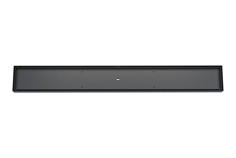LINSOL EZYFLOW TILE  INSERT CHANNEL GRATE MATTE BLACK 800MM