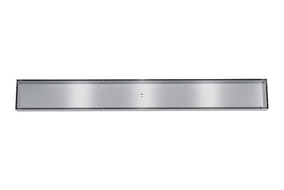 LINSOL EZYFLOW TILE INSERT CHANNEL GRATE BRUSHED STAINLESS 800MM