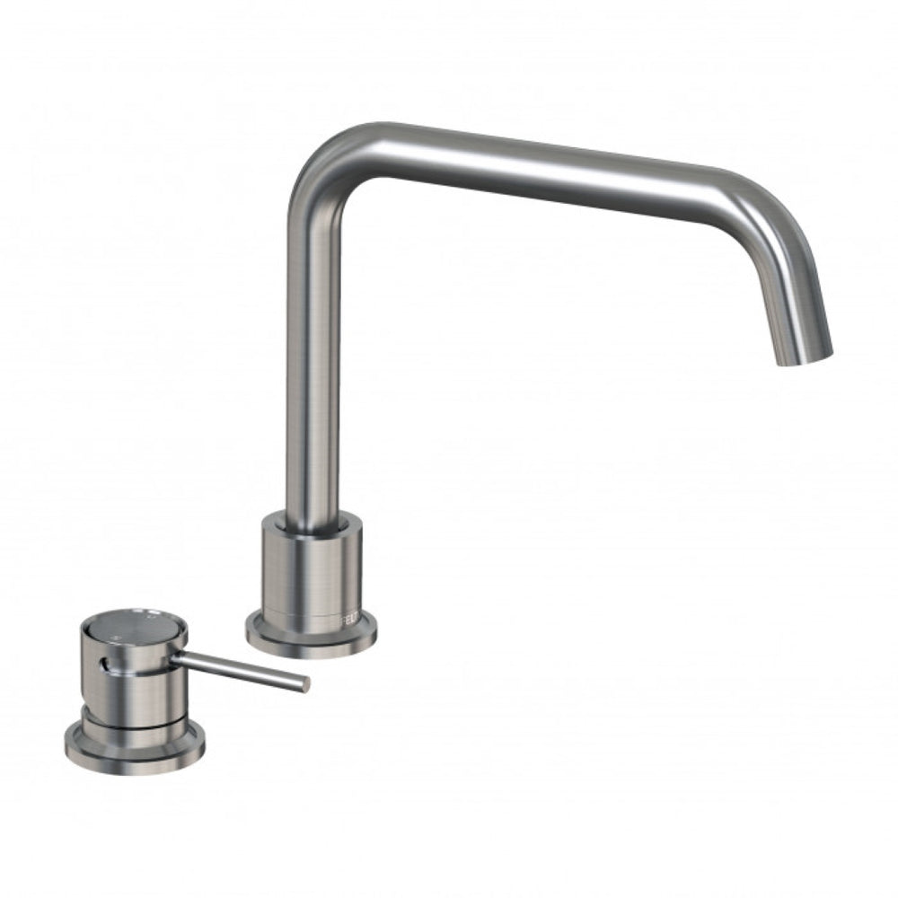 FELTON TATE DECK MOUNTED MIXER 300MM GUN METAL