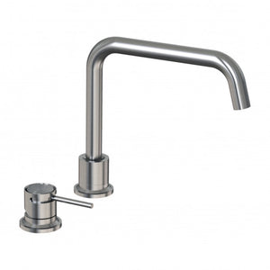 FELTON TATE DECK MOUNTED MIXER 300MM GUN METAL
