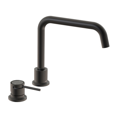 FELTON TATE DECK MOUNTED MIXER 300MM MATTE BLACK