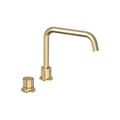 FELTON TATE DIGITAL DECK MOUNTED MIXER 202MM BRUSHED GOLD