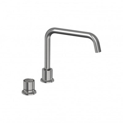FELTON TATE DIGITAL DECK MOUNTED MIXER 202MM GUN METAL