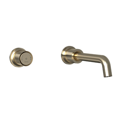 FELTON TATE DIGITAL WALL MOUNTED MIXER 180MM BRUSHED GOLD