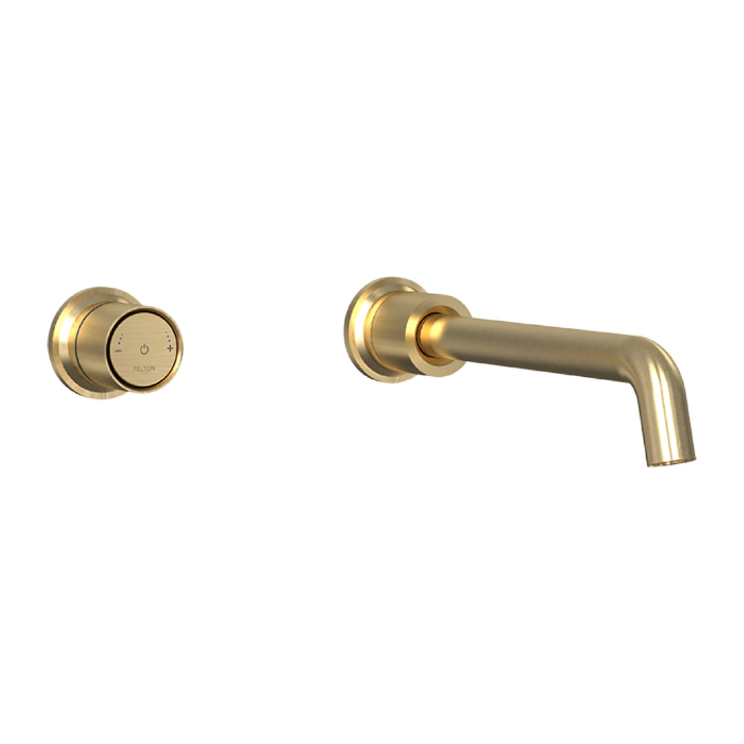 FELTON TATE DIGITAL WALL MOUNTED MIXER BRUSHED GOLD 220MM