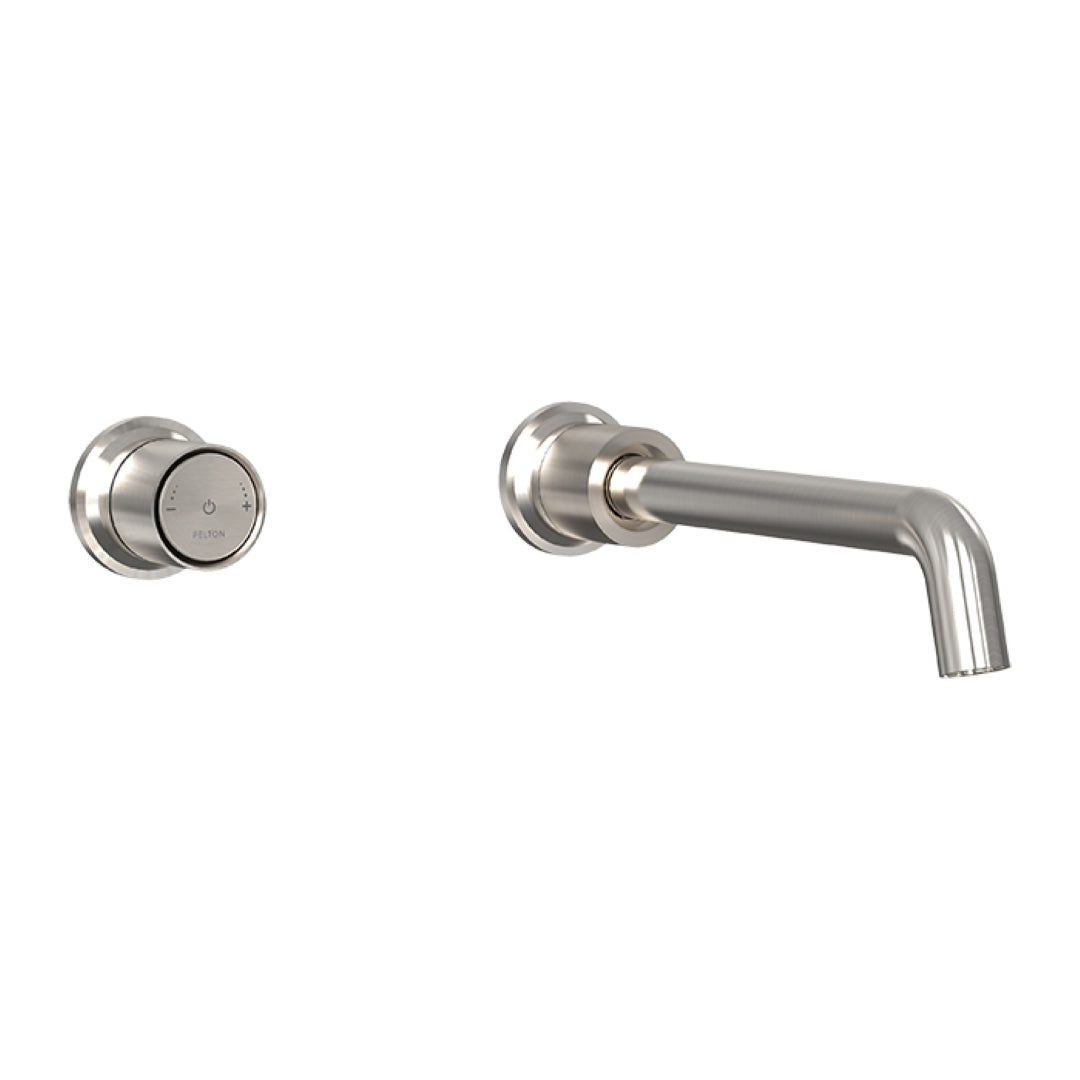 FELTON TATE DIGITAL WALL MOUNTED MIXER BRUSHED NICKEL 220MM