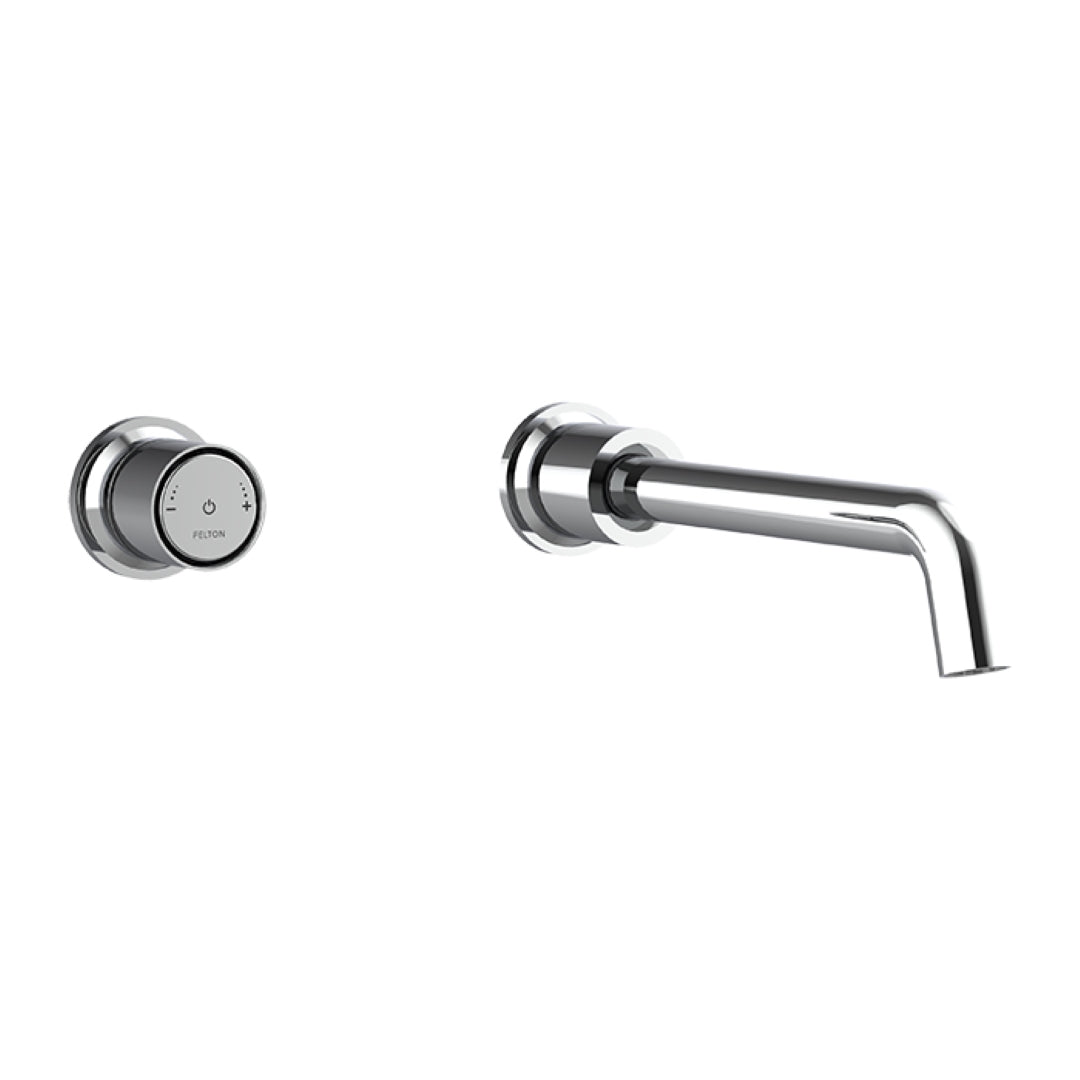 FELTON TATE DIGITAL WALL MOUNTED MIXER CHROME 220MM