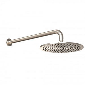 FELTON TATE RAIN HEAD WALL MOUNTED 250MM BRUSHED NICKEL