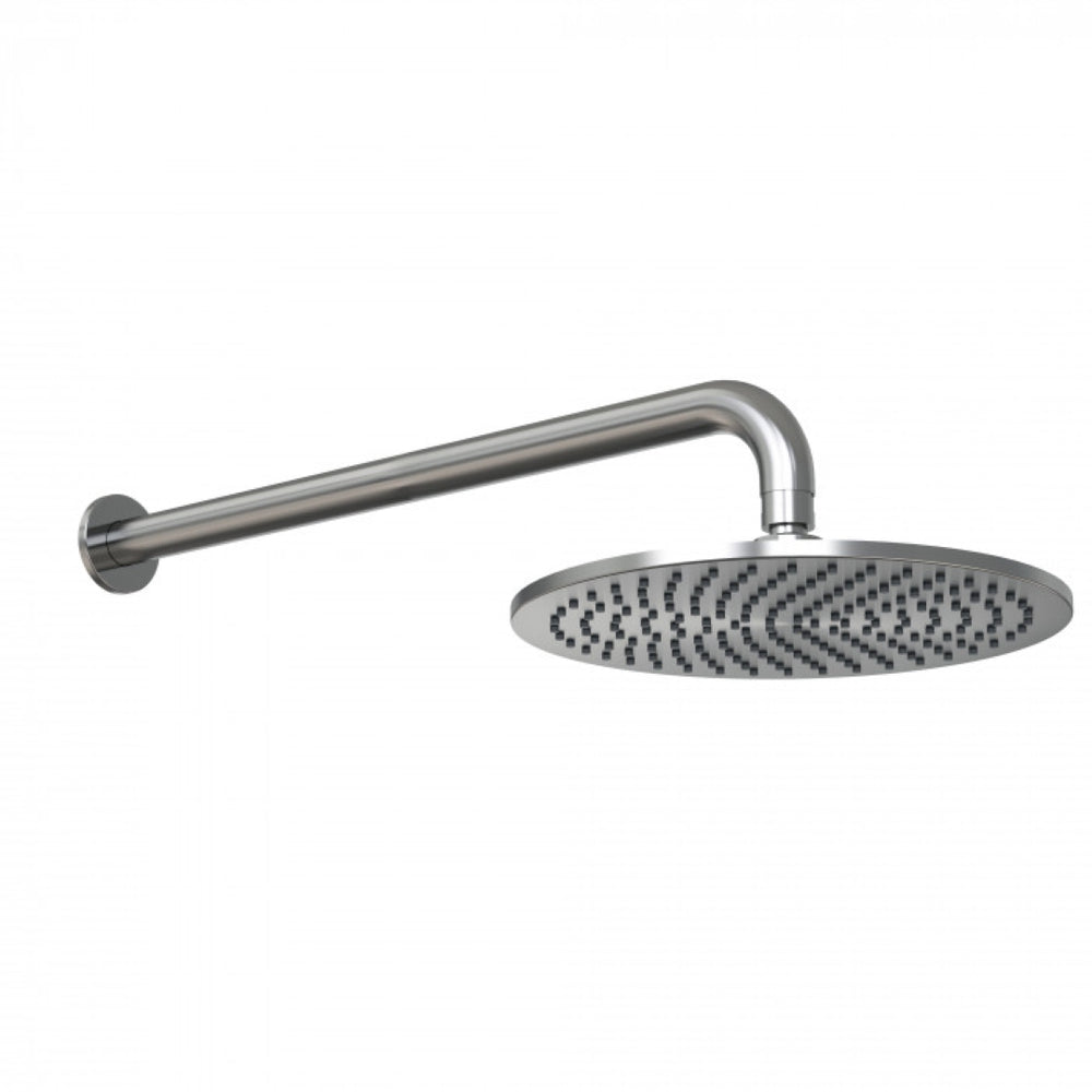 FELTON TATE RAIN HEAD WALL MOUNTED 250MM GUN METAL