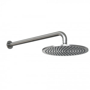 FELTON TATE RAIN HEAD WALL MOUNTED 250MM GUN METAL