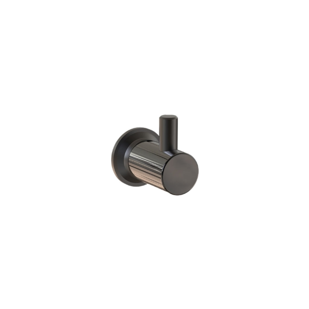 FELTON TATE ROBE HOOK GLOSS BLACK