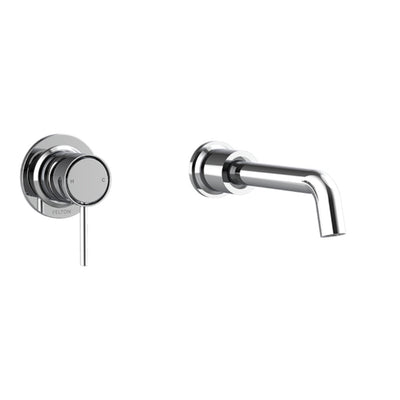 FELTON TATE WALL MOUNTED BASIN / BATH MIXER 180MM CHROME