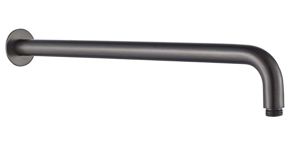 HELLYCAR CHRIS WALL SHOWER ARM BRUSHED GUN METAL 450MM