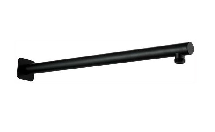 HELLYCAR LIMPID WALL SHOWER ARM BLACK 450MM