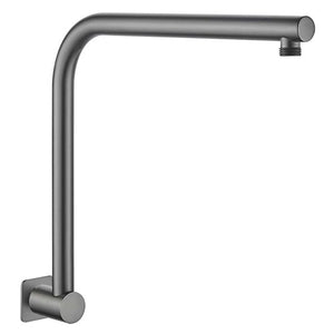 HELLYCAR LIMPID SHOWER ARM 370MM BRUSHED GUN METAL