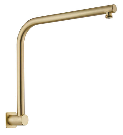 HELLYCAR LIMPID SHOWER ARM 380MM BRUSHED GOLD