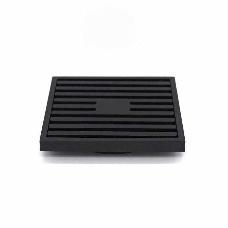 GRATES2GO SLIMLINE BRASS POINT DRAIN SATIN NICKEL 100MM