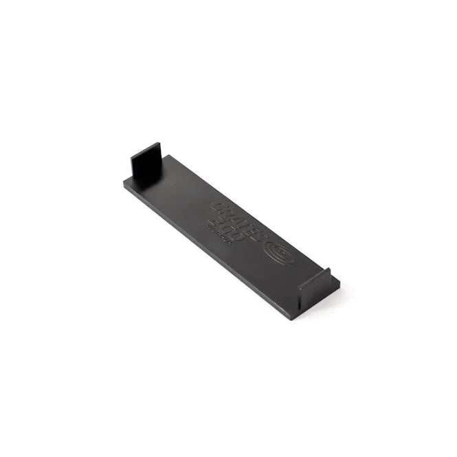 GRATES2GO UPVC MODULAR BASE CHANNEL END CAP BLACK 13MM