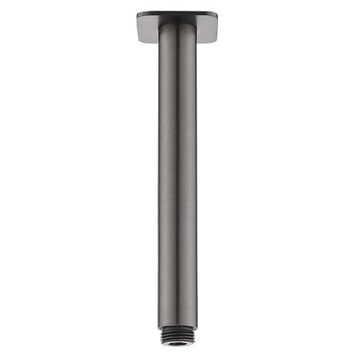 HELLYCAR LIMPID CEILING SHOWER ARM BRUSHED GUN METAL 100MM, 200MM,300MM AND 400MM