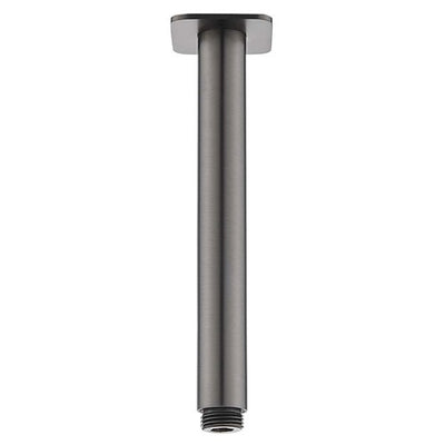 HELLYCAR LIMPID CEILING SHOWER ARM BRUSHED GUN METAL 100MM, 200MM,300MM AND 400MM