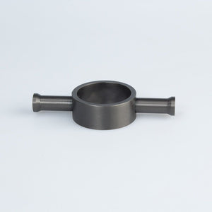 RADIANT HEATING ROUND HOOK ACCESSORY FOR VERTICAL TOWEL RAIL GUN METAL GREY 110MM
