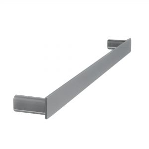 LINKWARE GABE SINGLE NON-HEATED TOWEL RAIL BRUSHED NICKEL (AVAILABLE IN 600MM AND 800MM)