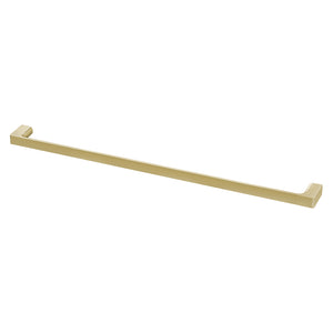 PHOENIX GLOSS SINGLE NON-HEATED TOWEL RAIL BRUSHED GOLD 800MM
